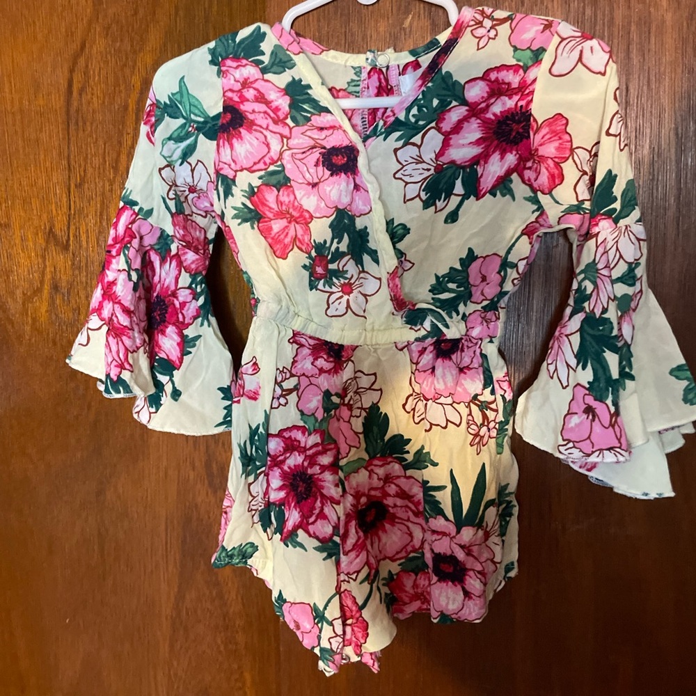 Baileys Blossoms Romper 18-24 months